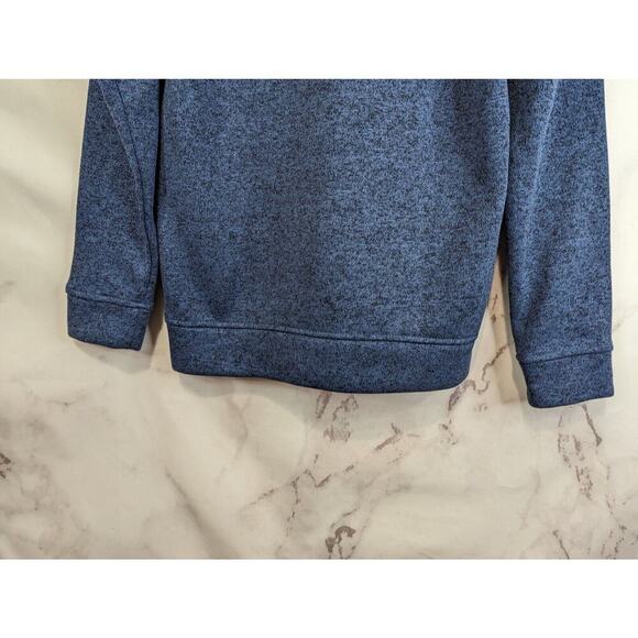 Eddie Bauer Pullover Mens Small Fleece Snap Button Radiator Blue Recycled Jacket - Picture 7 of 13